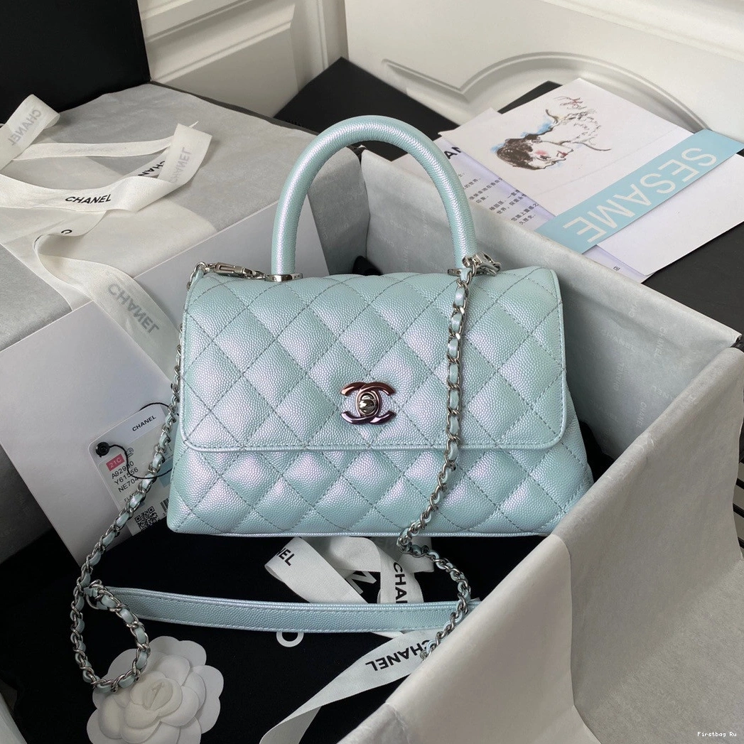 First Bag Ru FLAP TOP CHANEL HANDLE WITH BAG 0824